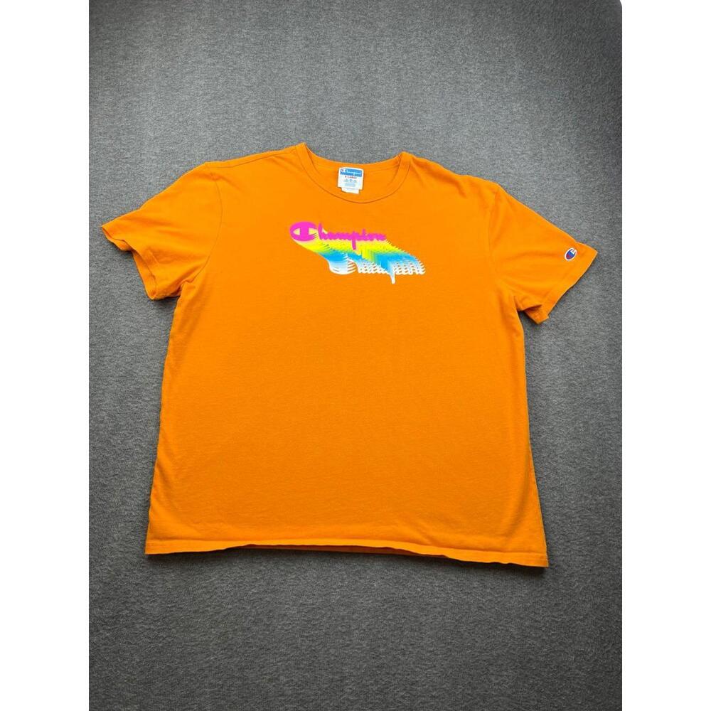Champion Graphic Tee XLarge Vibrant‎ Orange